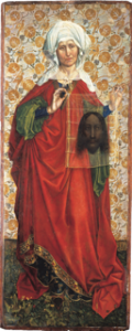 Heilige veronica, een van de flemalle panelen