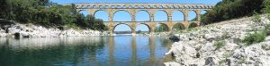 Pont du gard panoramique depinched