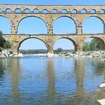 Pont du gard panoramique depinched