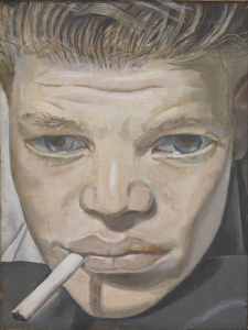Lucian freud, boy smoking, 1950-51